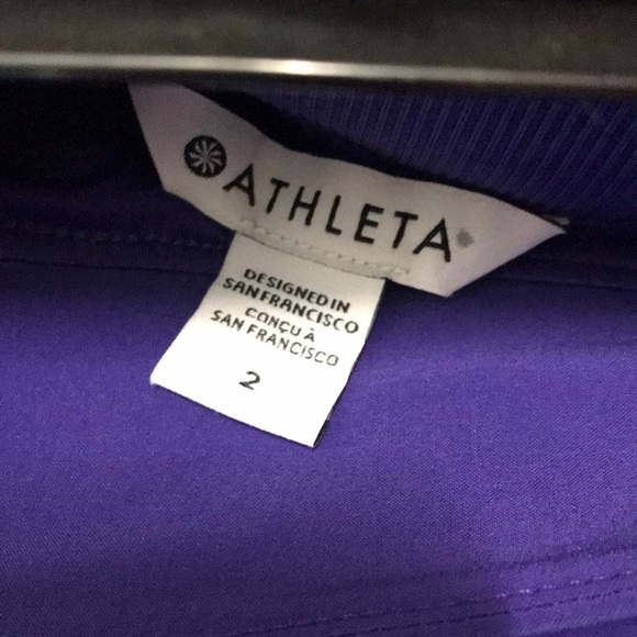 ATHLETA Brooklyn Lined Pant so soft and cozy in purple Size 2 | NWT! - Picture 3 of 7